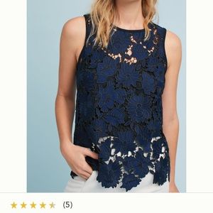 Anthropologie lace top